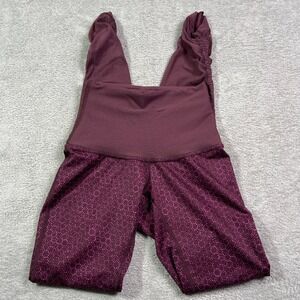 Lululemon Athletica Women's Size 2 Plum Purple Print High Rise‎ Yoga Leggings